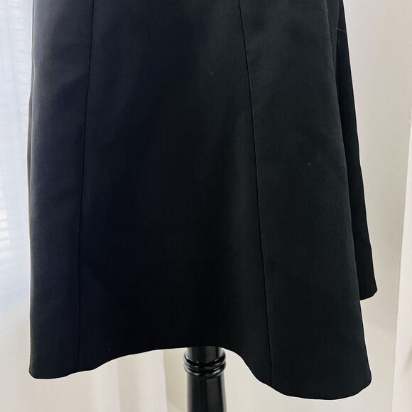 Tahari Black Fit & Flare Sleeveless Fully Lined Dress Secretarycore - Size 8 - Picture 4 of 10